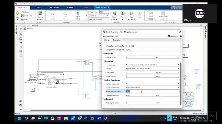 4 Wheelers EV Powertrain Modelling on MATLAB/Simulink | Tata Nexon Electric Vehicles #Subscribe