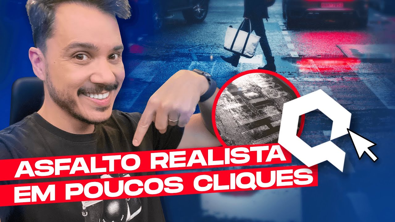 COMO FAZER ASFALTO REALISTA COM MIXER DA QUIXEL | 3DSMAX | ARCHVIZ