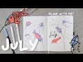 July 2021 Bullet Journal // plan with me