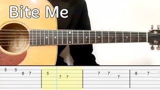 Enhypen - Bite Me (Easy Guitar Tutorial Tabs)