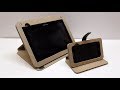 How to make a cover stand phone out of cardboard