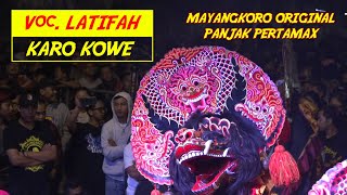 Lagu Jaranan - KARO KOWE (Voc LATIFAH) MAYANGKORO ORIGINAL
