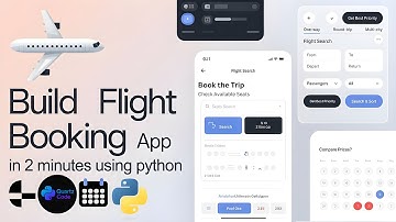 Build a Python Flight Booking App in 2 Minutes for Beginners (Full Code)