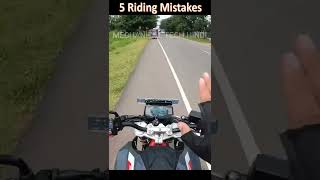 5 Big Riding Mistakes 🔥 | Never Do These Mistakes While Riding Your Bike And Scooter #shorts