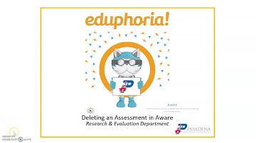 Deleting an Assessment in Aware