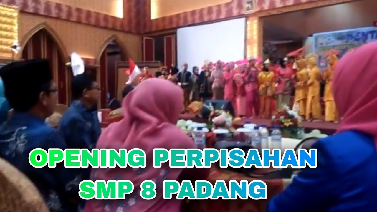 Opening Pergelaran Seni SMP 8 PADANG,Perpisahan kelas lX.