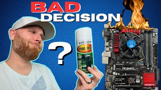 Spray Painting a Motherboard | DISASTER or INGENIOUS screenshot 4