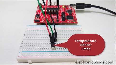 Temperature Sensing Using LM35 with TI launchpad