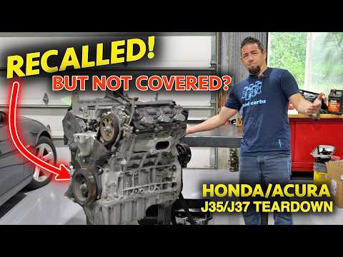 RECALLED 2020 Honda Odyssey J35 V6 Engine FAILED But the Customer HAD TO PAY! They Won't Cover THIS!