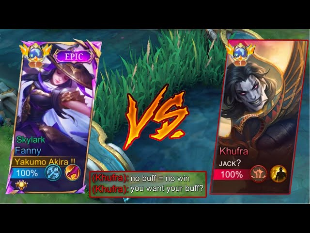 AKIRA FANNY VS PRO KHUFRA IN SOLO RANK! SUPER HARD GAME!! class=