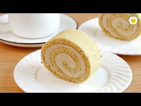 Black Tea Cinnamon Roll Cake Recipe  Recette de gteau roul au th noir et  la cannelle