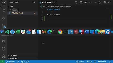 VS Code tips — Adding a git remote