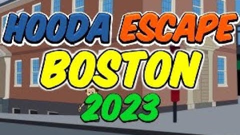 Hooda Escape Boston 2023 - Walkthrough / Hints / Cheats