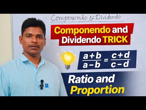 Ratio &Proportion / Componendo and dividendo Trick #easymathtalks 