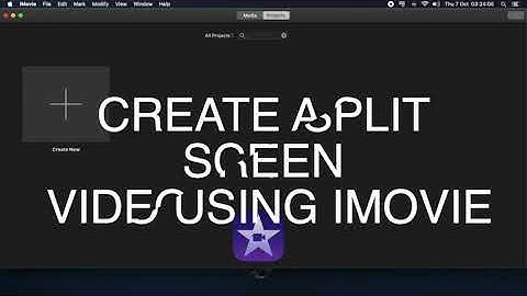 iMovie Split Screen Tutorial 2021