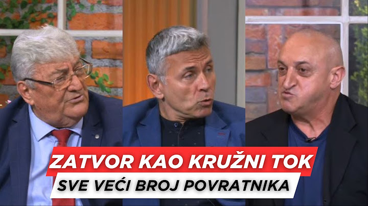 POSLE RUCKA - Zatvor kao kruzni tok - Zasto se osudjenici stalno vracaju?