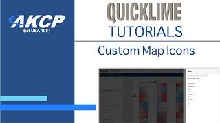 AKCP Quicklime - Custom Mapping Icons