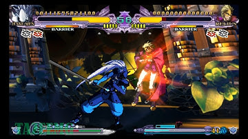 BlazBlue Continuum Shift Extend Gameplay (PPSSPP)