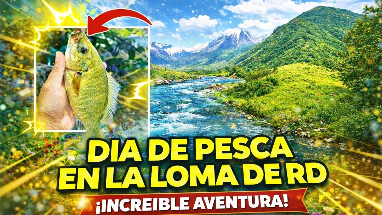 Dia de aventura en la loma de República Dominicana /pesca/travesía/gallina 