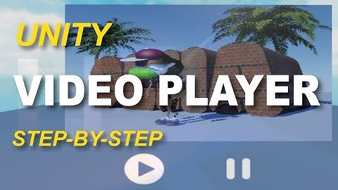 UNITY: Video Player with Play/Pause Buttons (No Script)