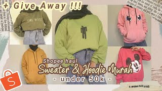 TRY ON SWEATER CREWNECK \u0026 HOODIE MURAH 