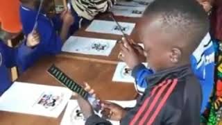 Helping  children in Uganda to have good education