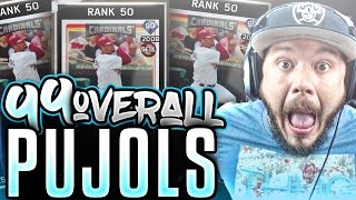 OMG 99 OVERALL ALBERT PUJOLS!! BEST CARD IN THE GAME | MLB 16 THE SHOW DIAMOND DYNASTY