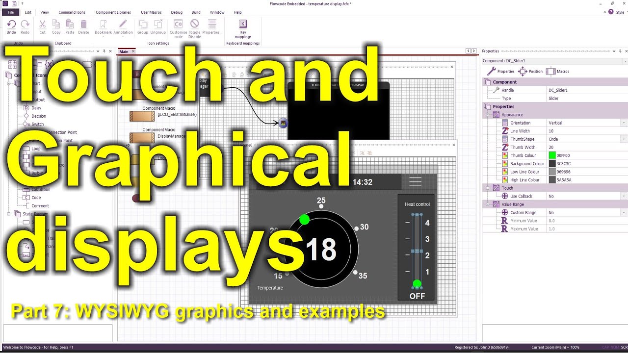 Touch and graphical displays part 7 - WYSIWYG design and examples - YouTube