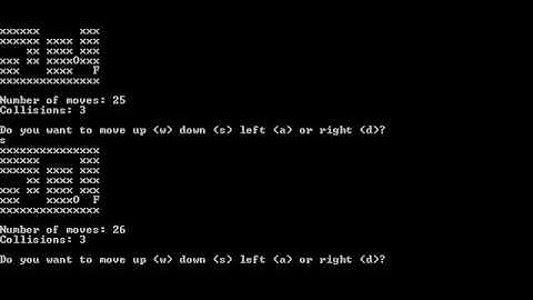 My first C++ ASCII game