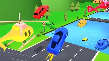 Shape-shifting Funny Race gameplay | new. hyper casual game (iOS, android) #old device gaming #Shape