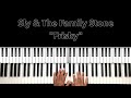 Sly  the family stone frisky piano tutorial