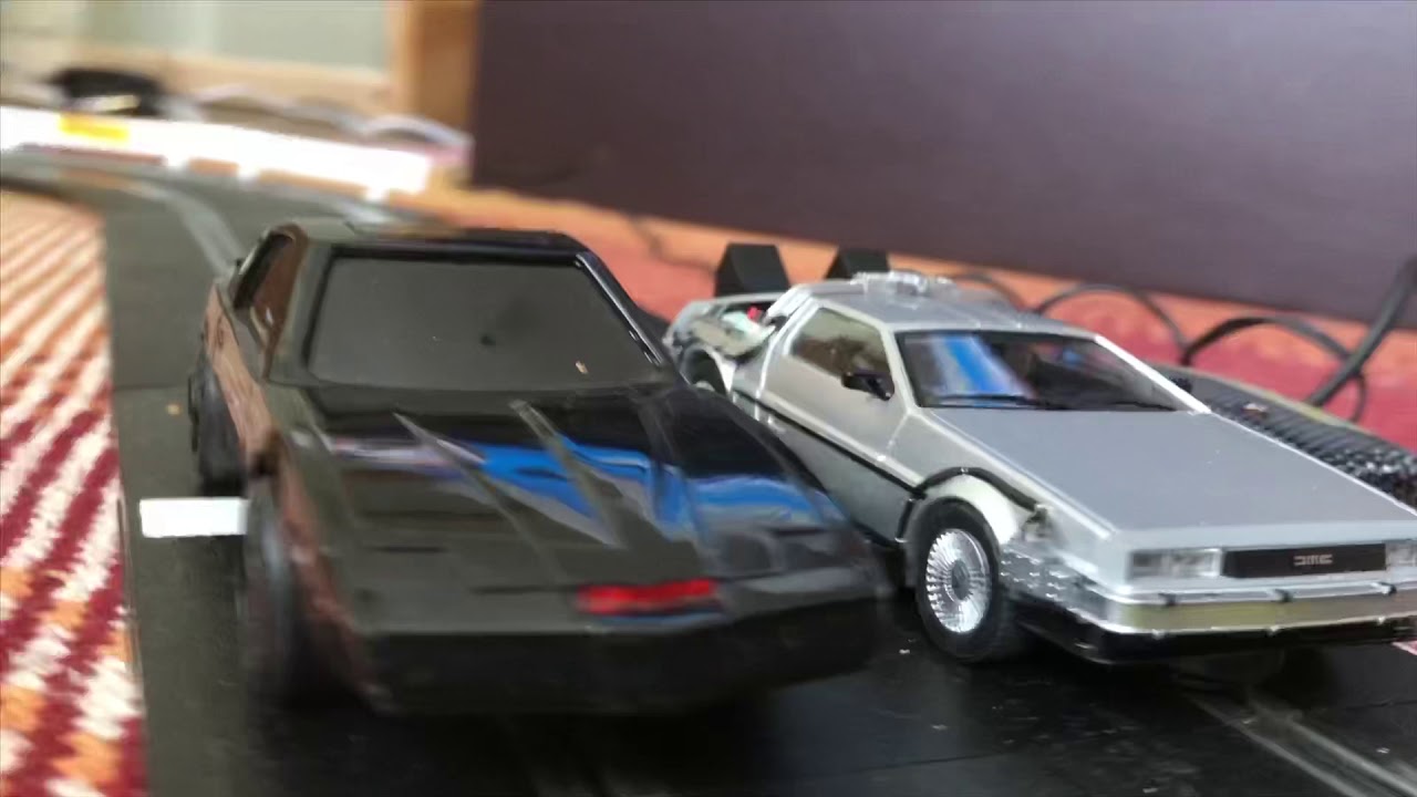 delorean slot car