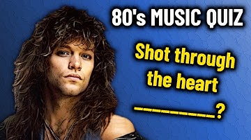 Finish the Lyrics - Songs from 80