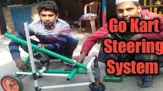 Go Kart Steering System\/\/How to Build a Go Kart