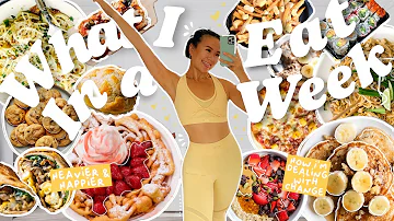 I LEFT YOUTUBE, GAINED WEIGHT, & FEEL AMAZING (WHAT I EAT IN A WEEK) | MY MENTAL HEALTH & AN UPDATE