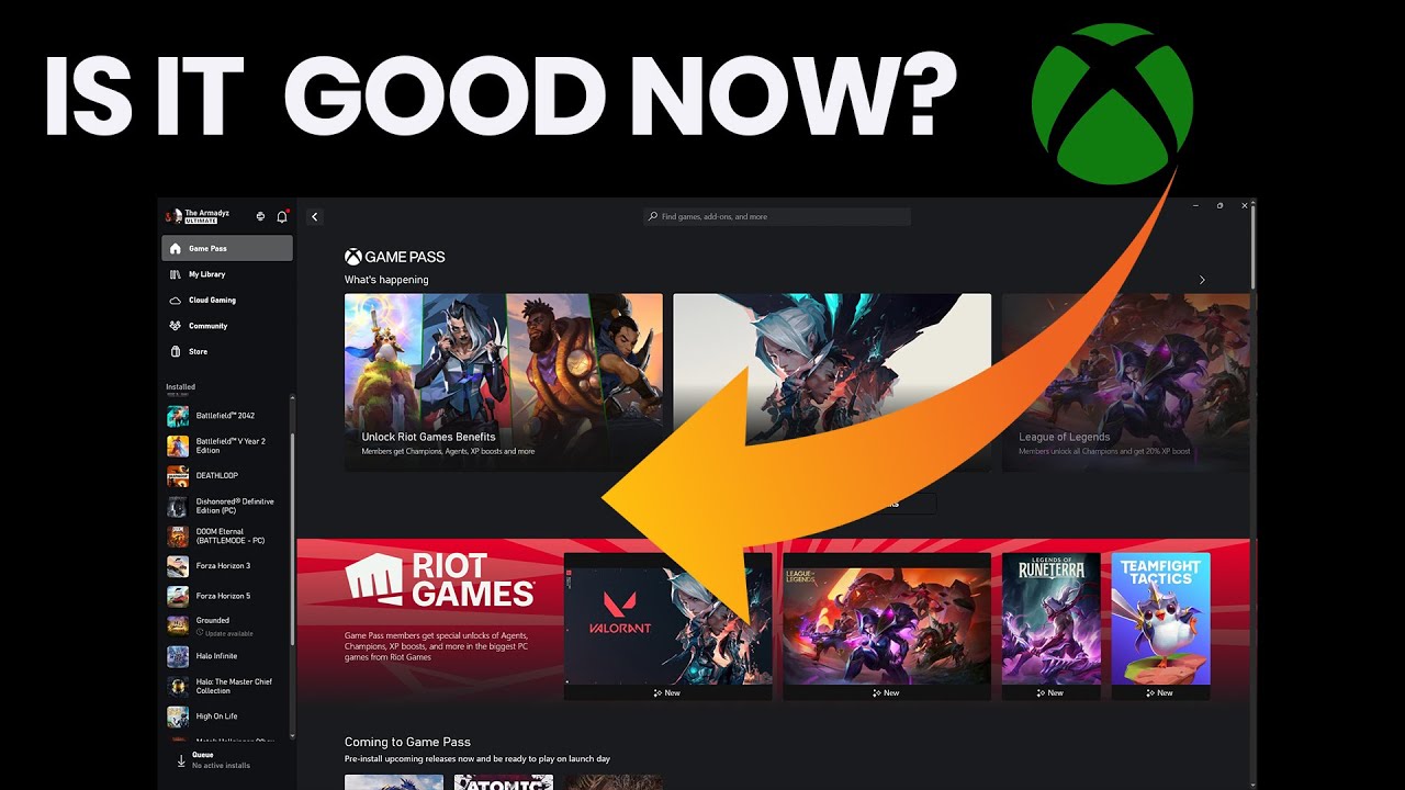 Pc game pass app is getting better but i still hate some things