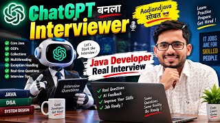 Details ChatGPT Becomes Interviewer 😎 | Java Developer Real Interview 🔥 | AI Mock Interview | AadiandJava News
