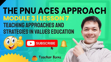 The PNU ACES Approach | Teaching Approaches And Strategies In Values Education | M3 L7