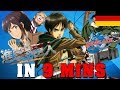 Attack on Titan IN 9 MINUTEN | Anime in Minuten [German Edition]