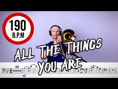 All The Things You Are - トロンボーン練習用伴奏