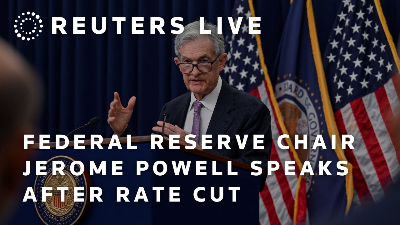 LIVE: Fed Chair Jerome Powell speaks after rate cut - YouTube