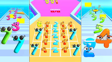 Merge Number Lore Run Part 5 Alphabet Lore Like Game abcdefghijklmnopqrstuvwxyz