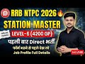 RRB NTPC Station Master Job Profile 2026 | Job Profile, Syllabus & Salary Full Details, Update Today