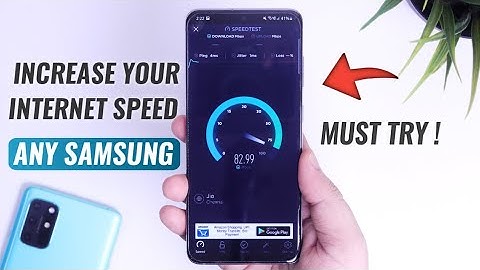 How To INCREASE INTERNET SPEED For Galaxy A50, A51, M51, M31S, S10, S20 Or Any Samsung Devices