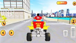 ATV Freestyle Pizza Delivery City Racing Game | Atv Bike 3d Games | Top Bike Racing Game screenshot 5