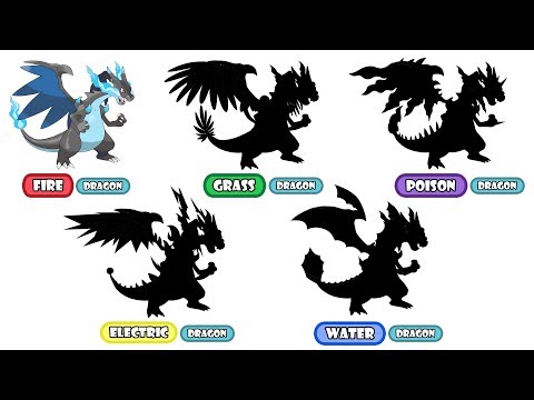 Pokemon Mega Charizard X Type Swap - Electric, Grass, Water, Poison. 