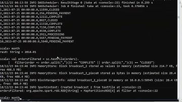 Develop Spark Application - Read and Filter Orders