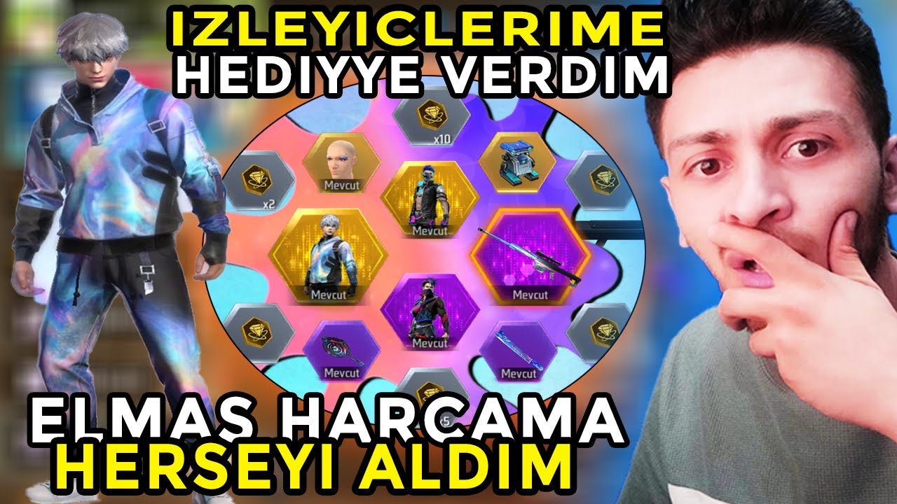 ELMAS HARCAMA VE İZLEYİCİLERE BAYRAM HEDİYESİ FREE FIRE