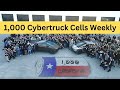 Tesla Produces Enough 4680 Cells for 1,000 Cybertrucks in a Week