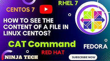 How to see the content of a file in Centos 7 | Linux